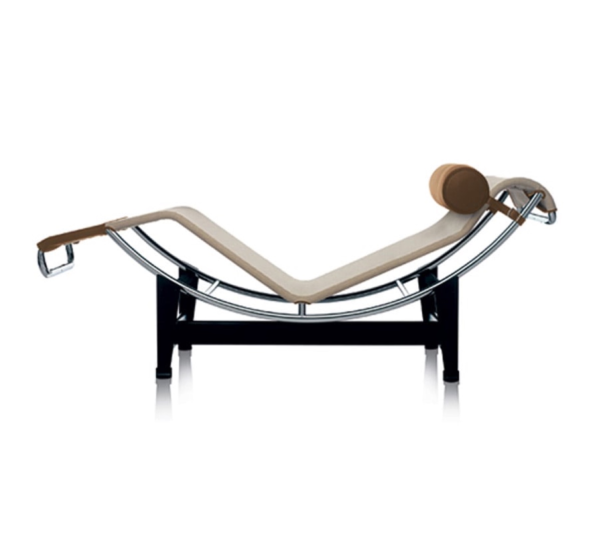 Cassina 4 Chaise Longue A Reglage Continu Durable Special Beige Canvas