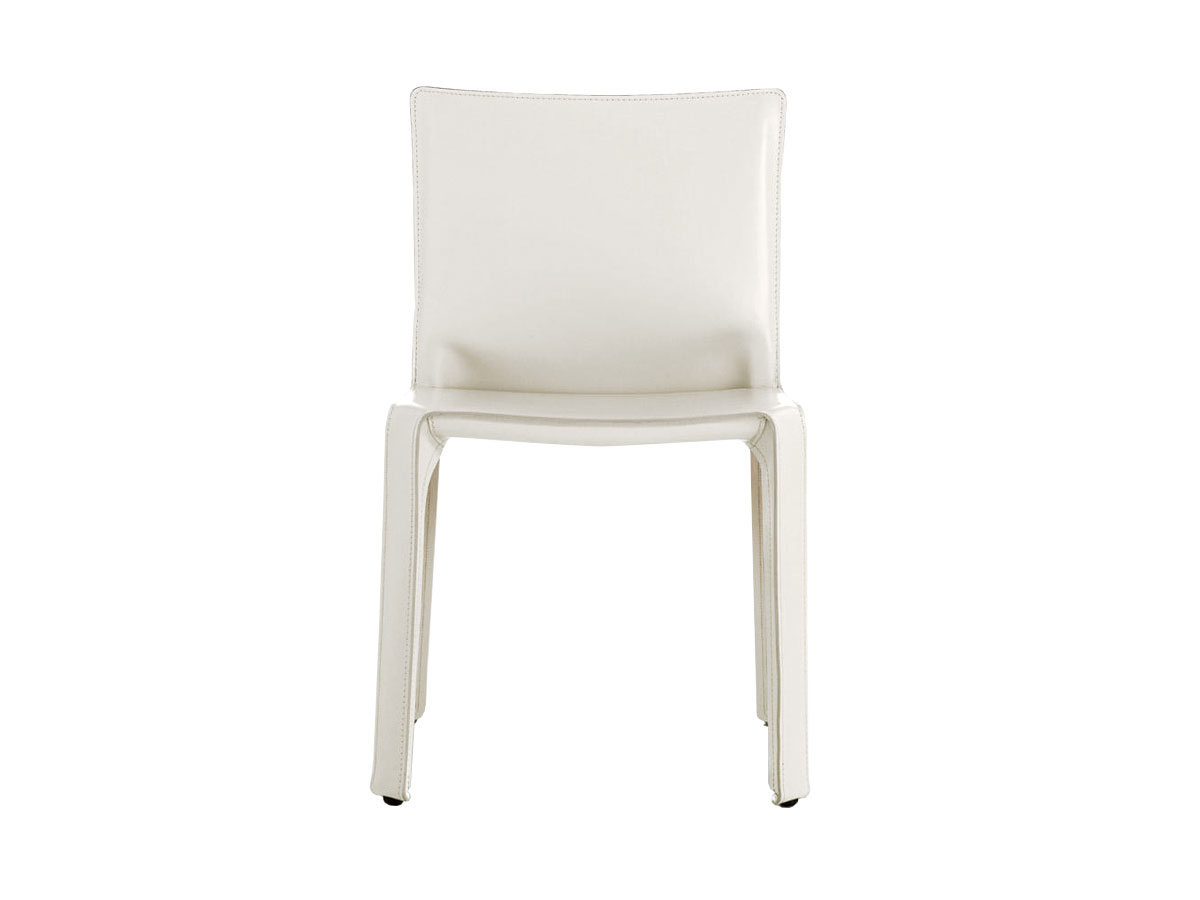 Cassina 412 Cab Chair Saddle Leather White