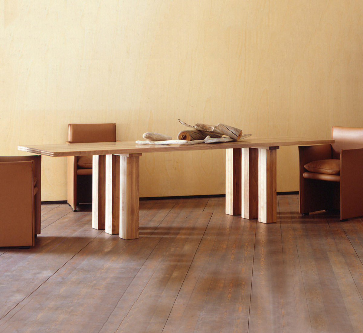 Cassina 451 La Basilica Table 225x785 Cm Natural Ash