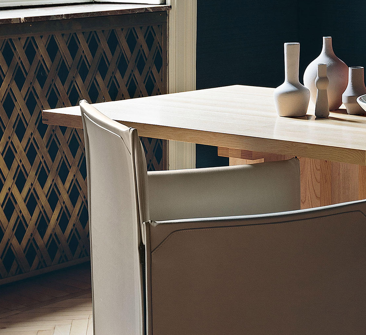 Cassina 451 La Basilica Table 225x785 Cm Natural Ash