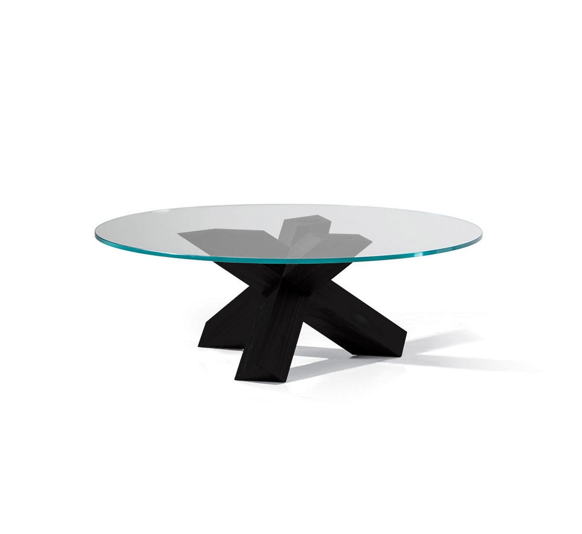 Cassina 452 La Rotonda Coffee Table Black Stained Ash