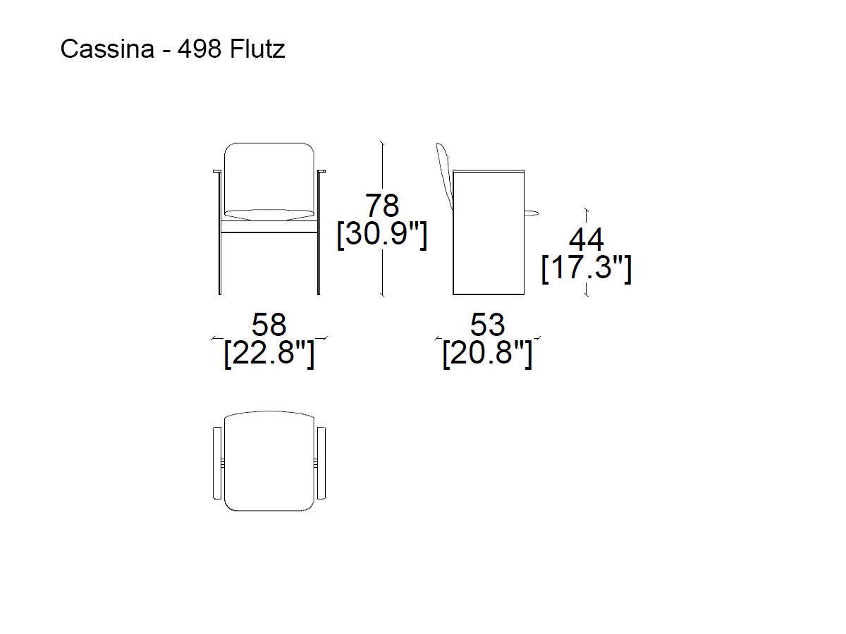 Cassina Flutz Chair 498
