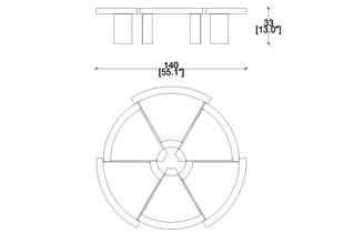 Cassina 529 Rio Side Table