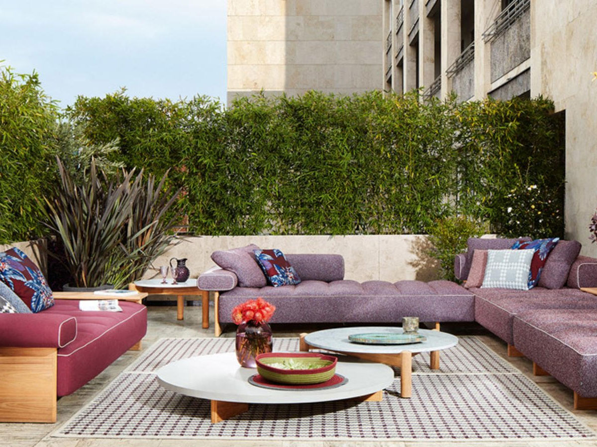 Cassina 535 Table A Plateau Interchangeable Outdoor Coffee Table