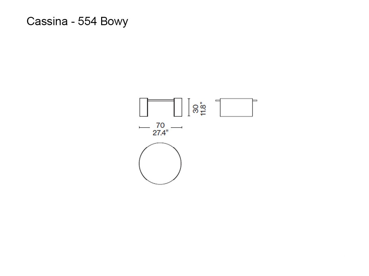 Cassina 554 Bowy Coffee Table Lp314