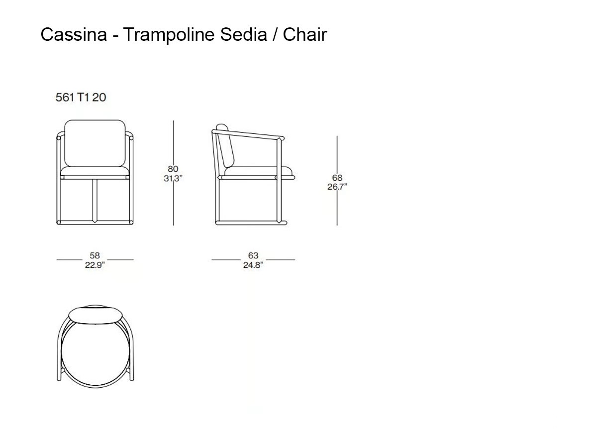 Cassina 561 Trampoline Outdoor Chair