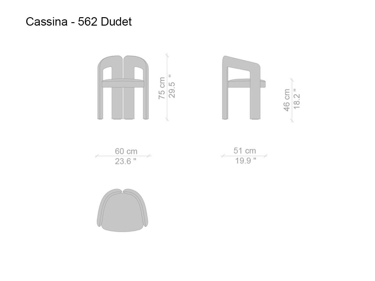 Cassina 562 Dudet Armchair Look 13l020 Vinaccia