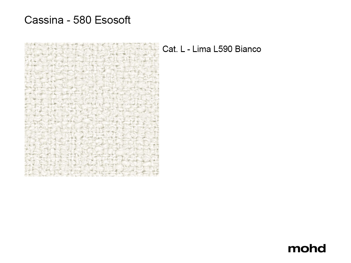 Cassina 580 Esosoft Bench L 186 Cm Lima 590 White