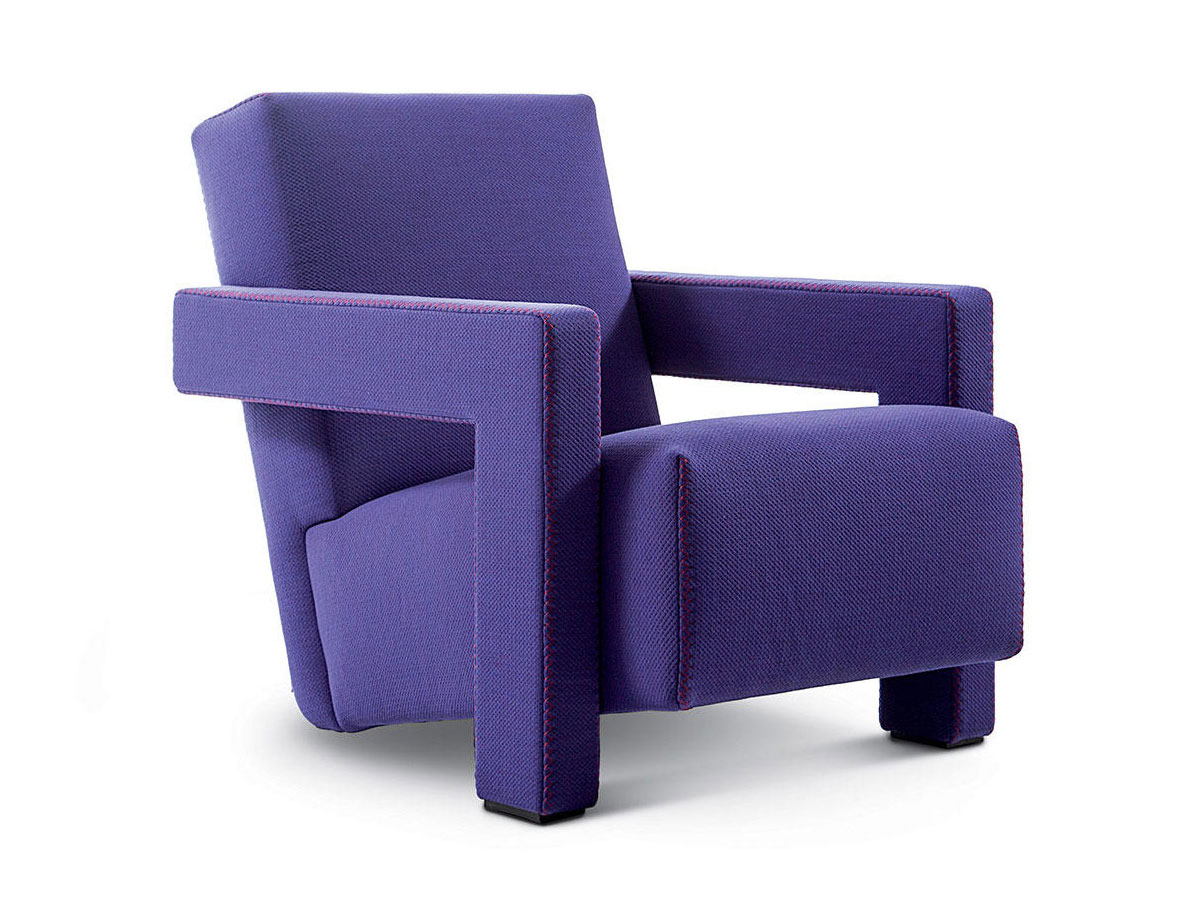 Cassina 637 Utrecht Zig Zag Armchair Stitch