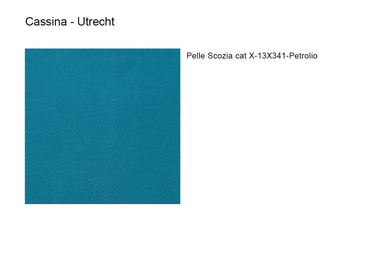 Cassina 637 Utrecht Zig Zag Stitch Armchair Scozia Leather 341