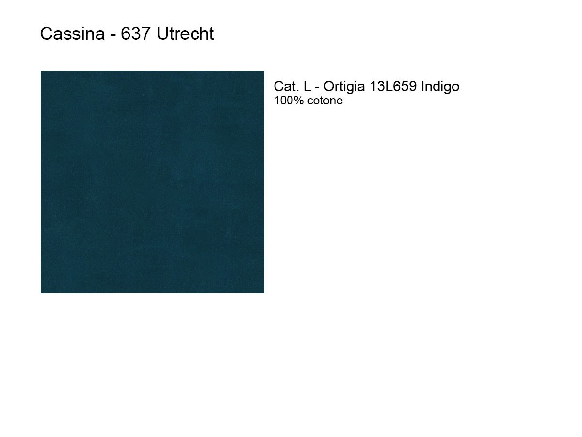 Cassina 637 Utrecht Armchair Ortigia 13l659 Indigo