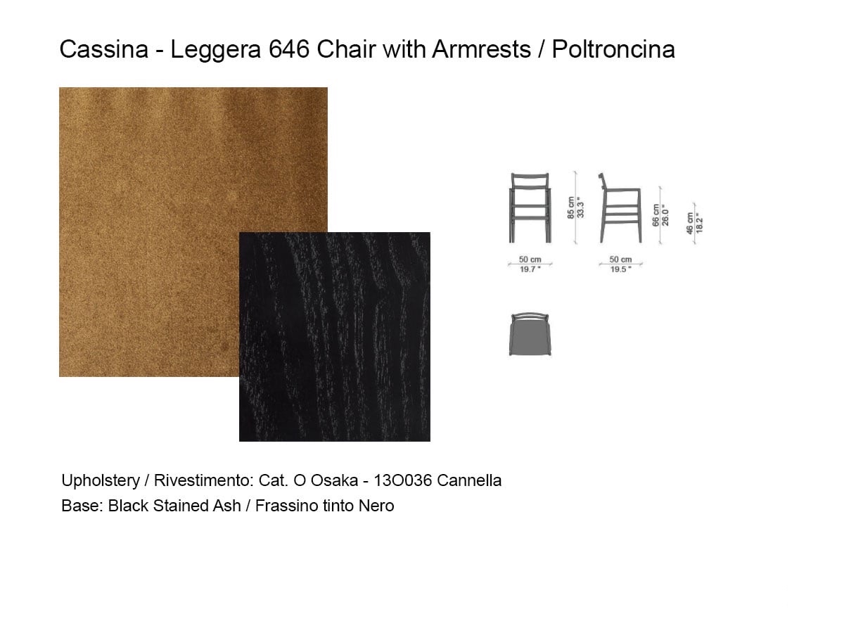 Cassina 646 Leggera Armchair