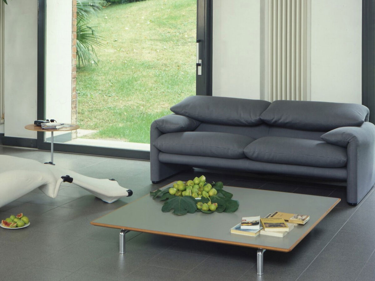Cassina 675 Maralunga Two Seater Sofa