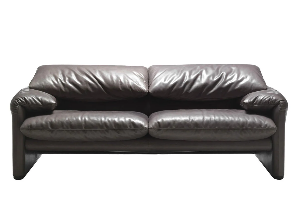 Cassina 675 Maralunga Two Seater Sofa