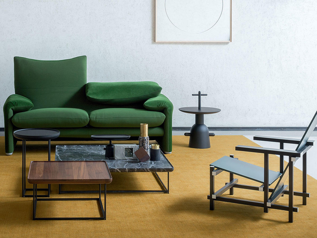 Cassina 675 Maralunga Two Seater Sofa