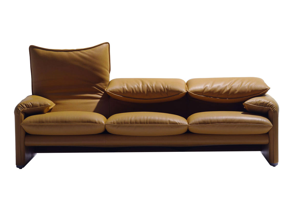 Cassina 675 Maralunga Three Seater Sofa