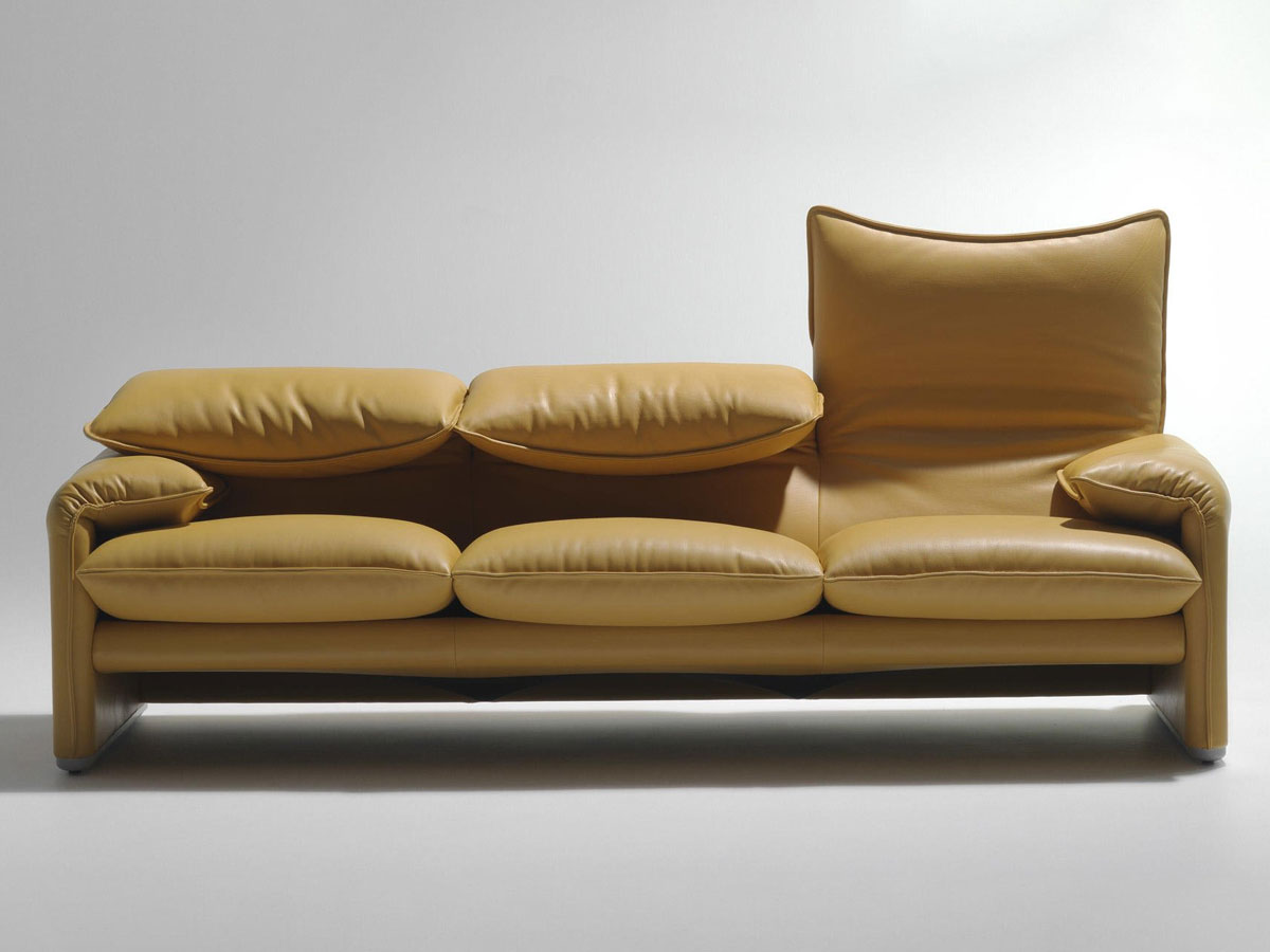 Cassina 675 Maralunga 40 3 Seater Sofa