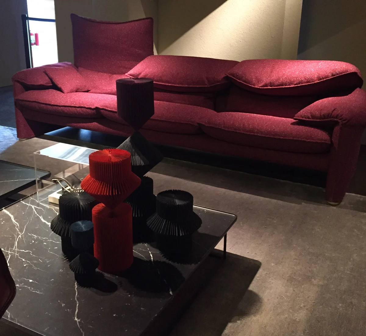 Cassina 675 Maralunga 40 3 Seater Sofa