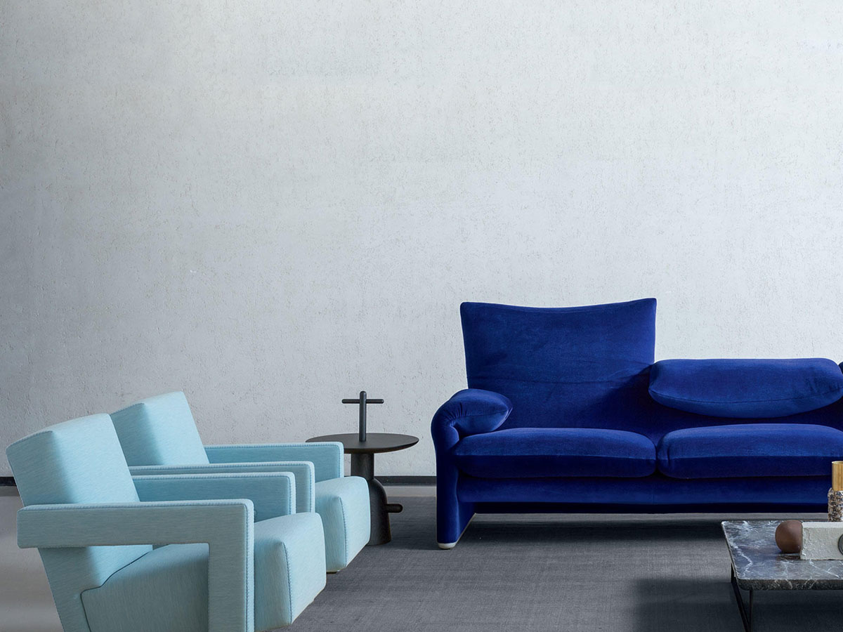 Cassina 675 Maralunga 40 3 Seater Sofa