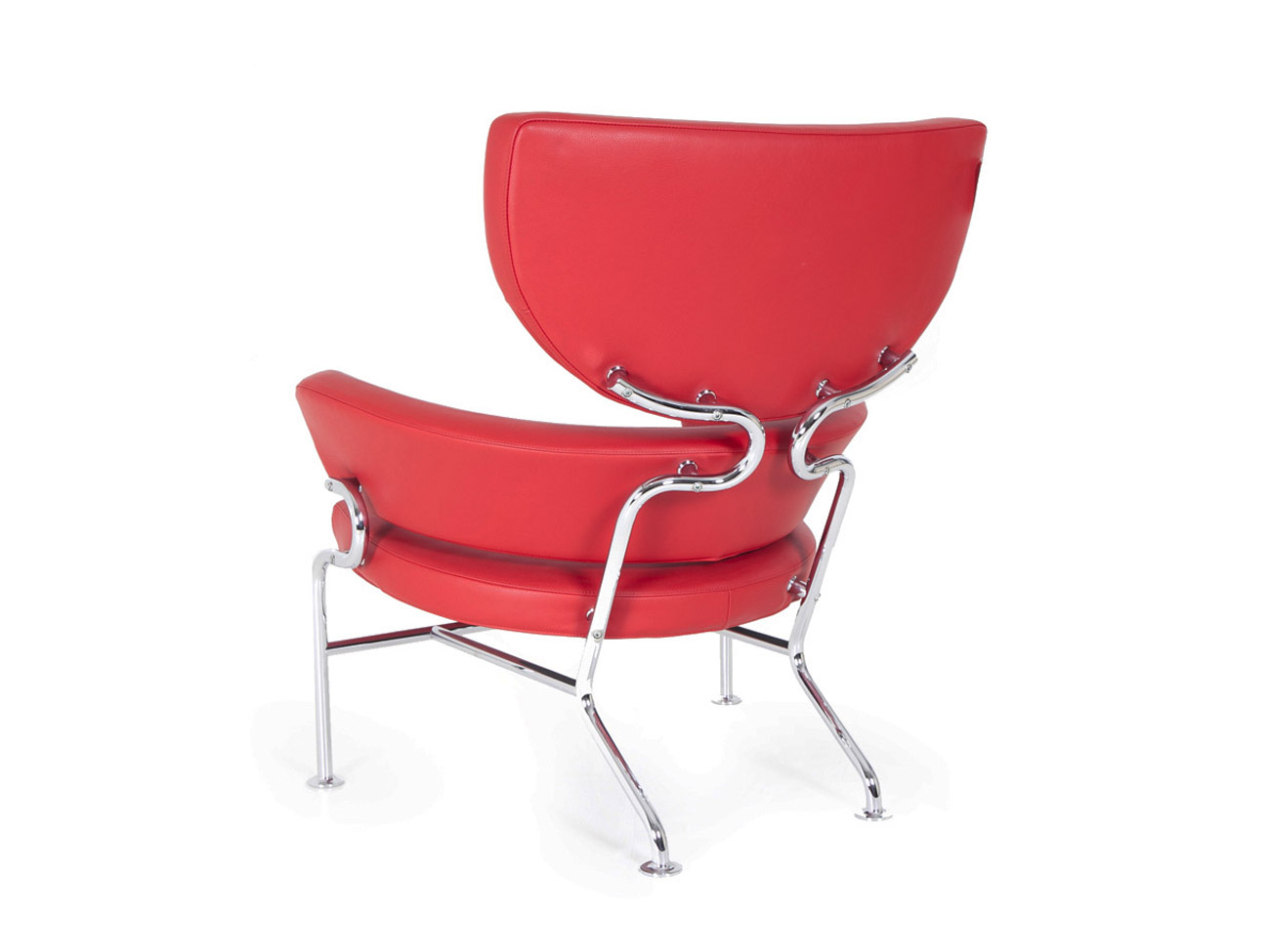 Cassina 836 Tre Pezzi Chrome Leather