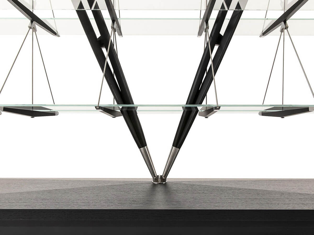Cassina 838 Veliero Bookshelf Black Stained Ash