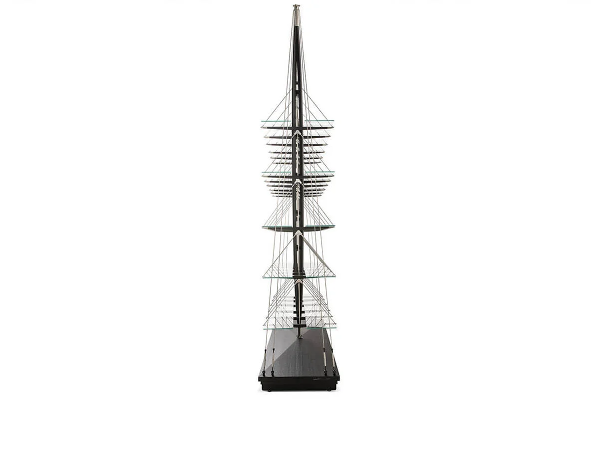 Cassina 838 Veliero Bookshelf Black Stained Ash
