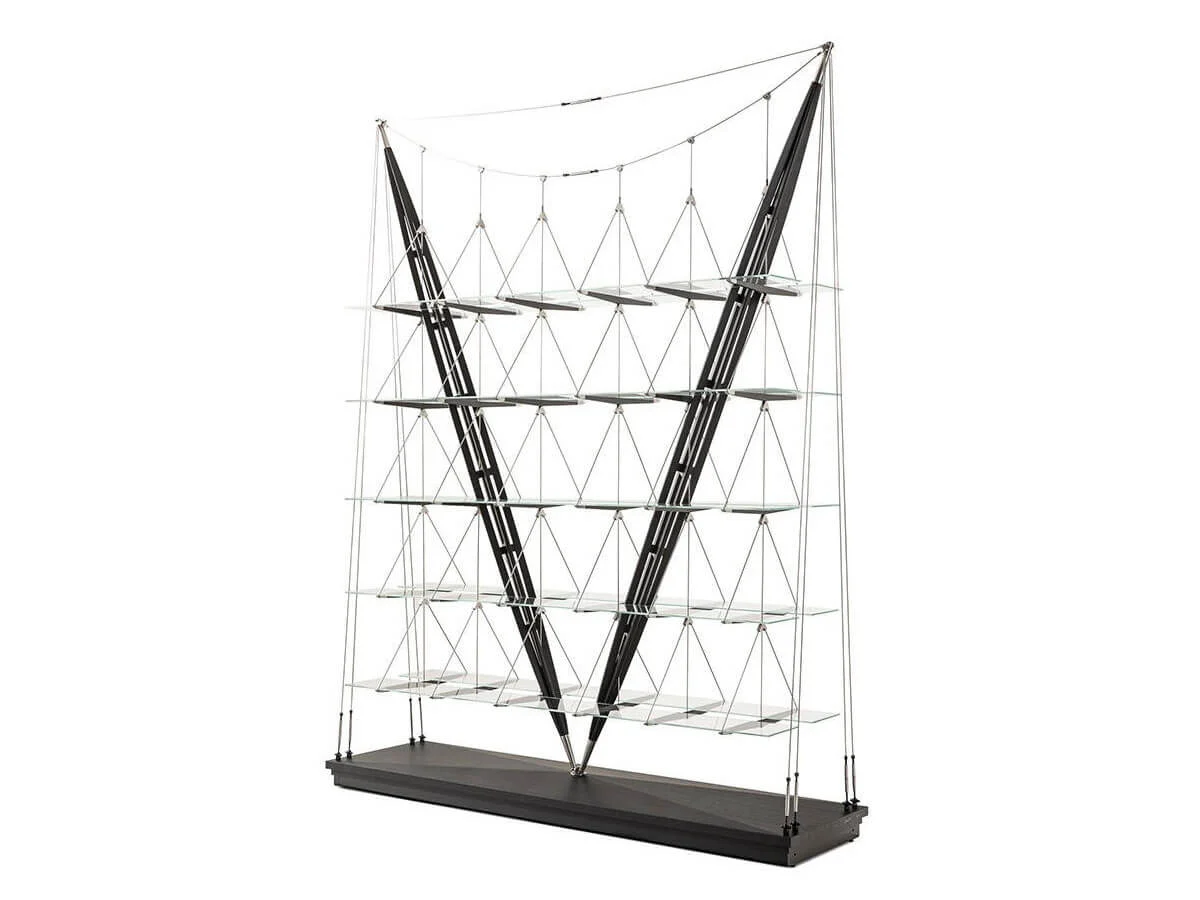 Cassina 838 Veliero Bookshelf Black Stained Ash
