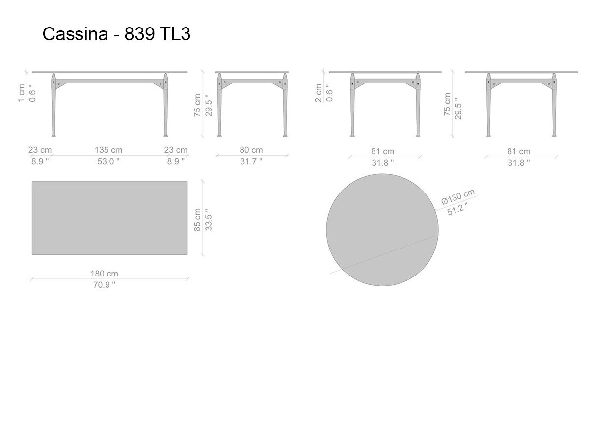 Cassina 839 Tl3 Table