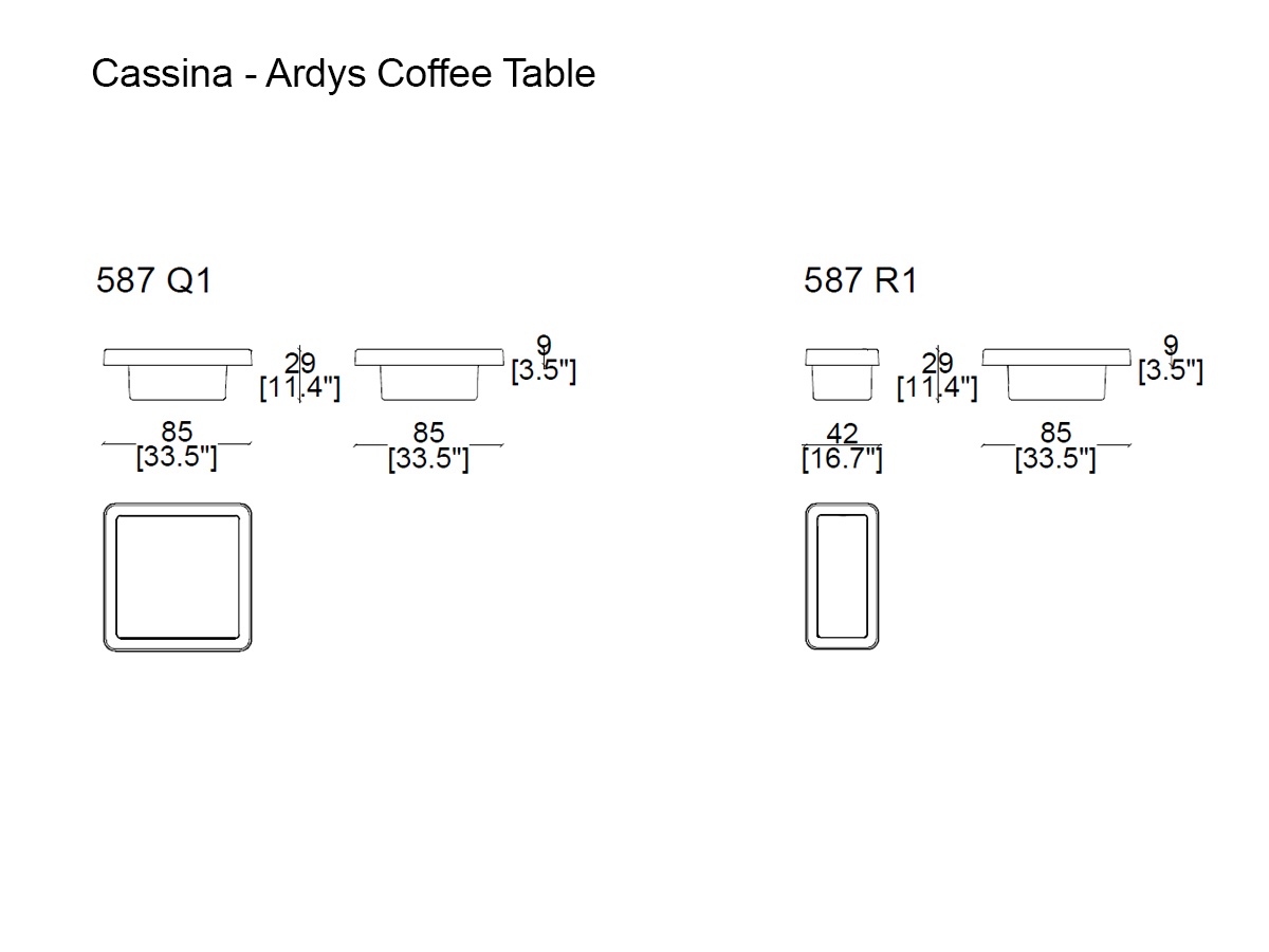 Cassina Ardys Coffee Table
