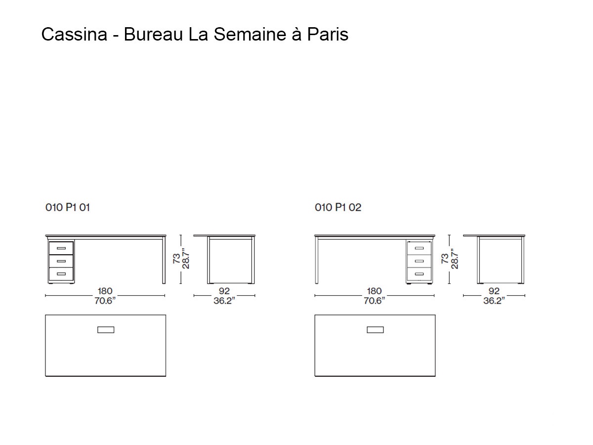 Cassina Bureau De La Semaine A Paris Desk