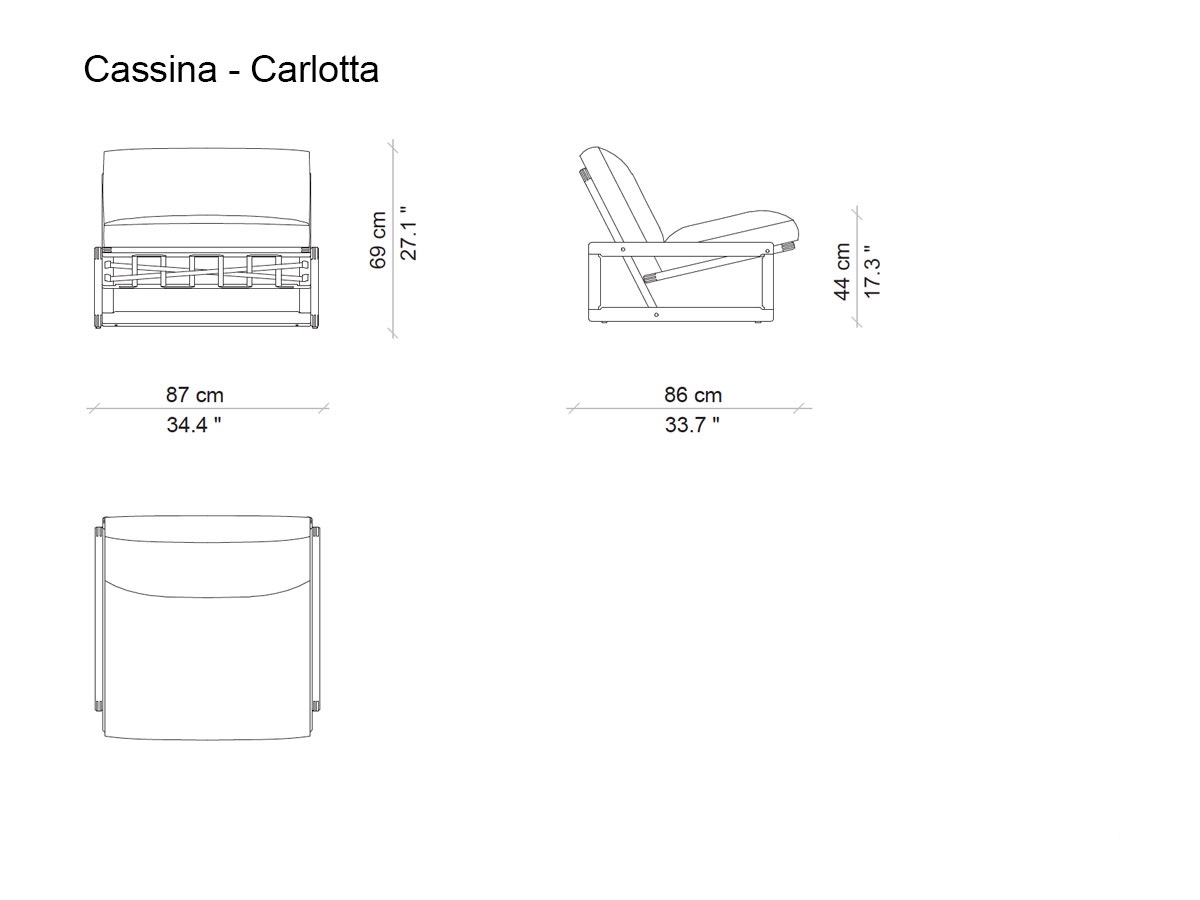 Cassina Carlotta Armchair Outdoor