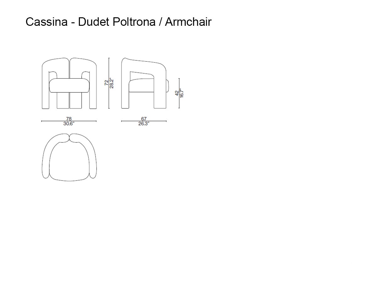 Cassina Dudet Armchair
