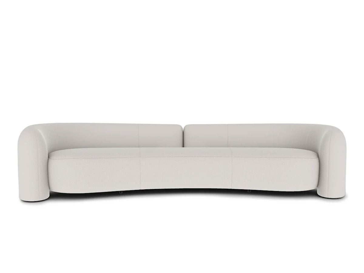 Cassina Dudet Bold Sofa Fabric Look 13l010 White
