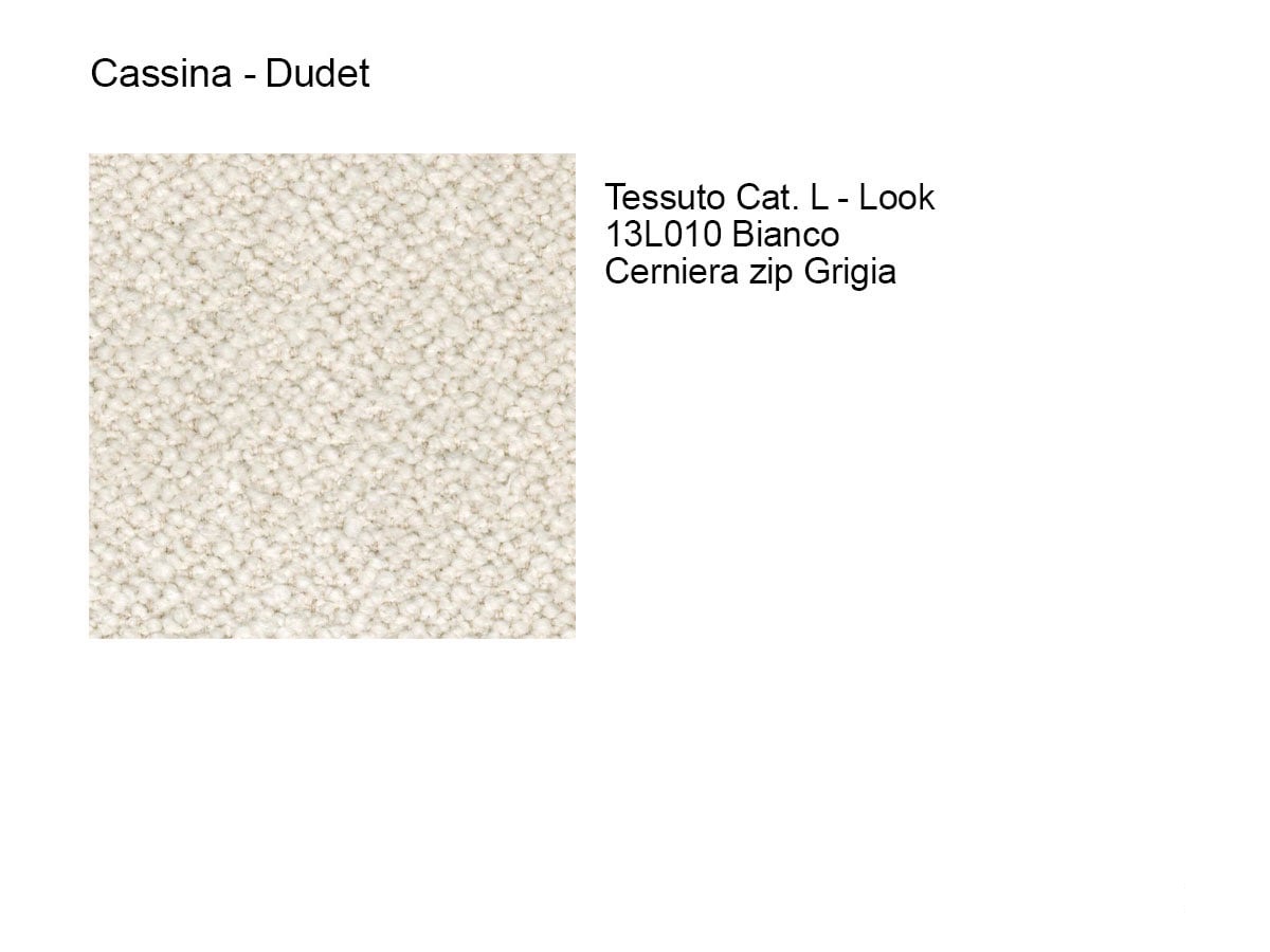 Cassina Dudet Bold Sofa Fabric Look 13l010 White