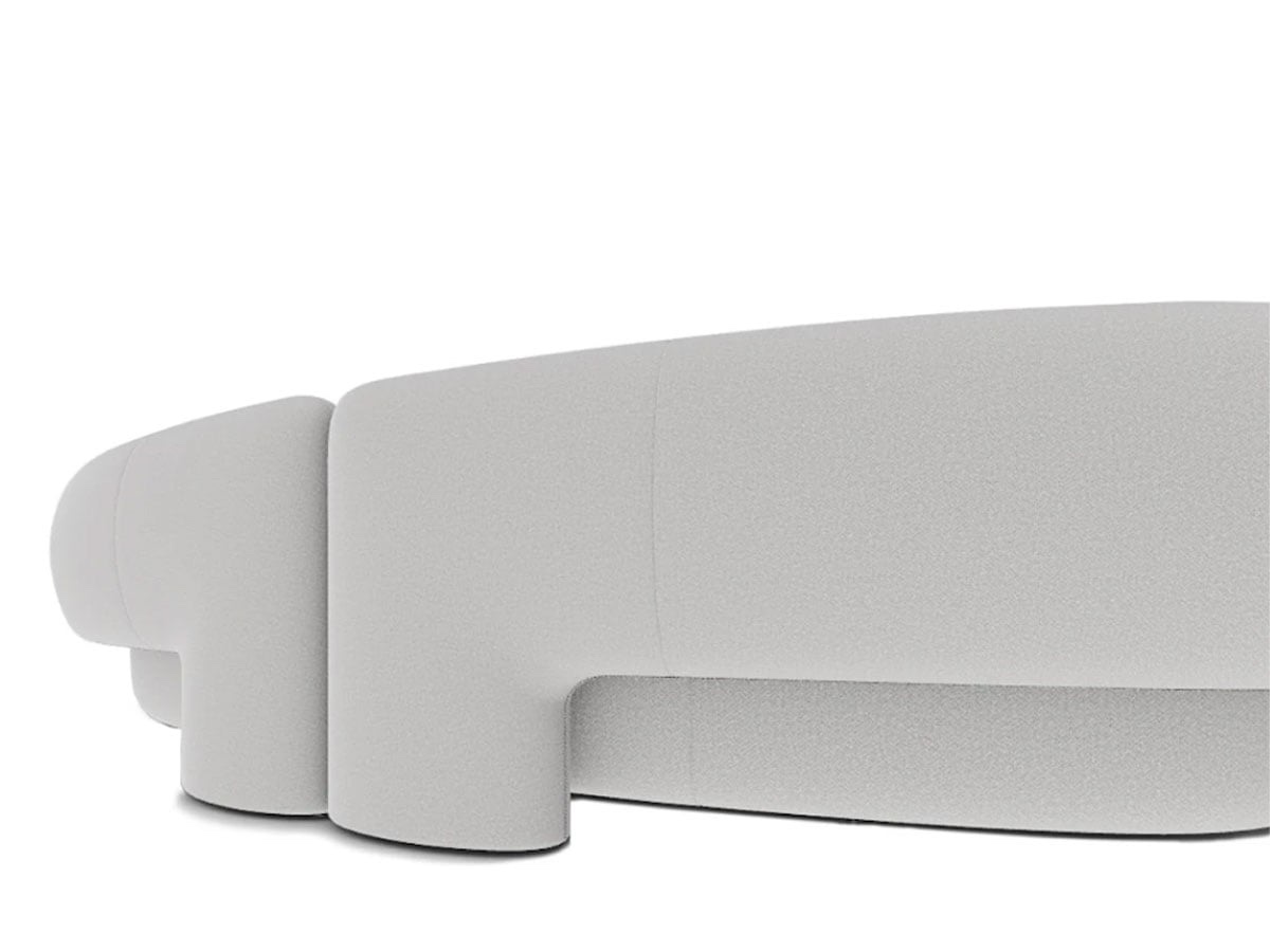 Cassina Dudet Bold Sofa Fabric Look 13l010 White