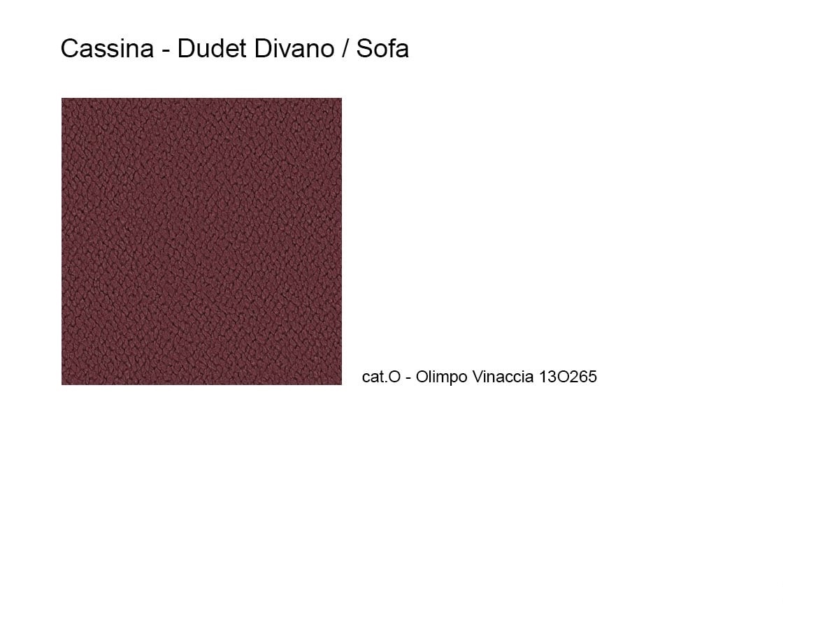 Cassina Dudet Sofa Olimpo Vinaccia