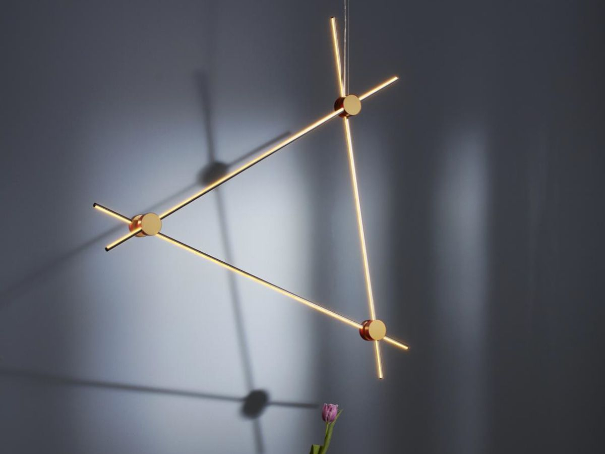 Cassina Eitie Triangle Vertical Suspension Lamp