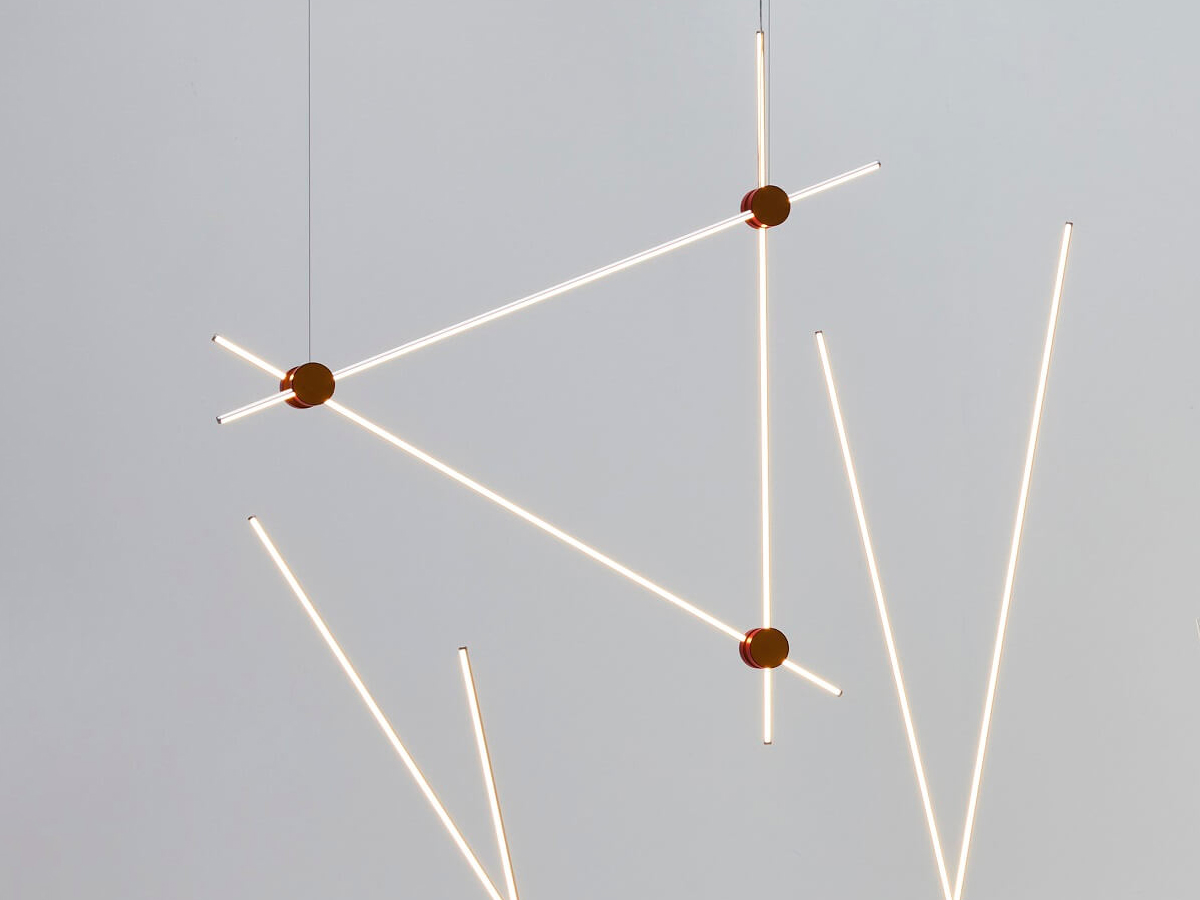 Cassina Eitie Triangle Vertical Suspension Lamp