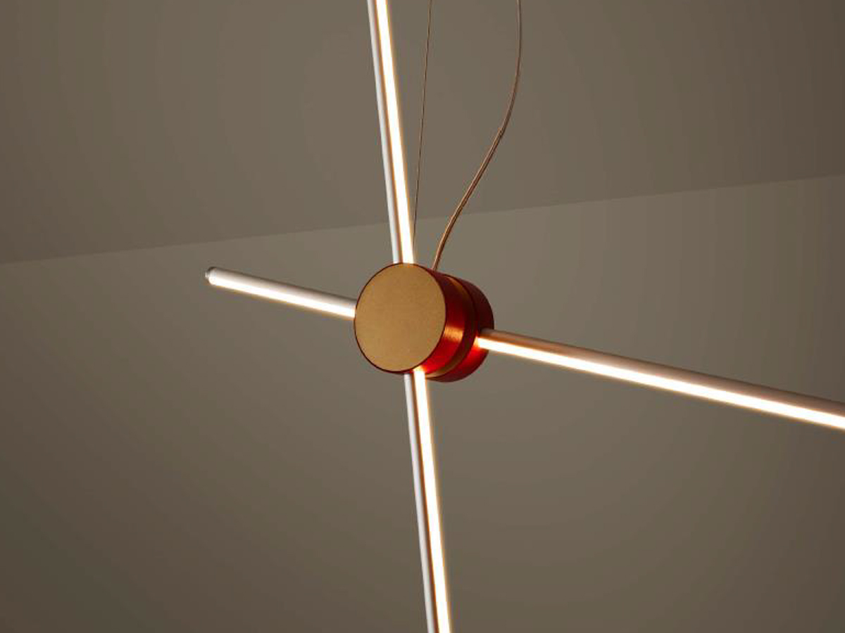 Cassina Eitie Triangle Vertical Suspension Lamp