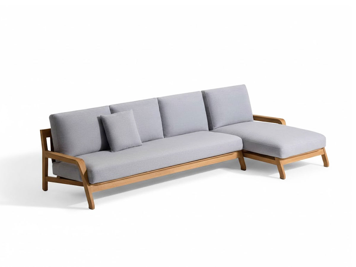 Cassina Eloro Sofa With Chaise Longue Outdoor