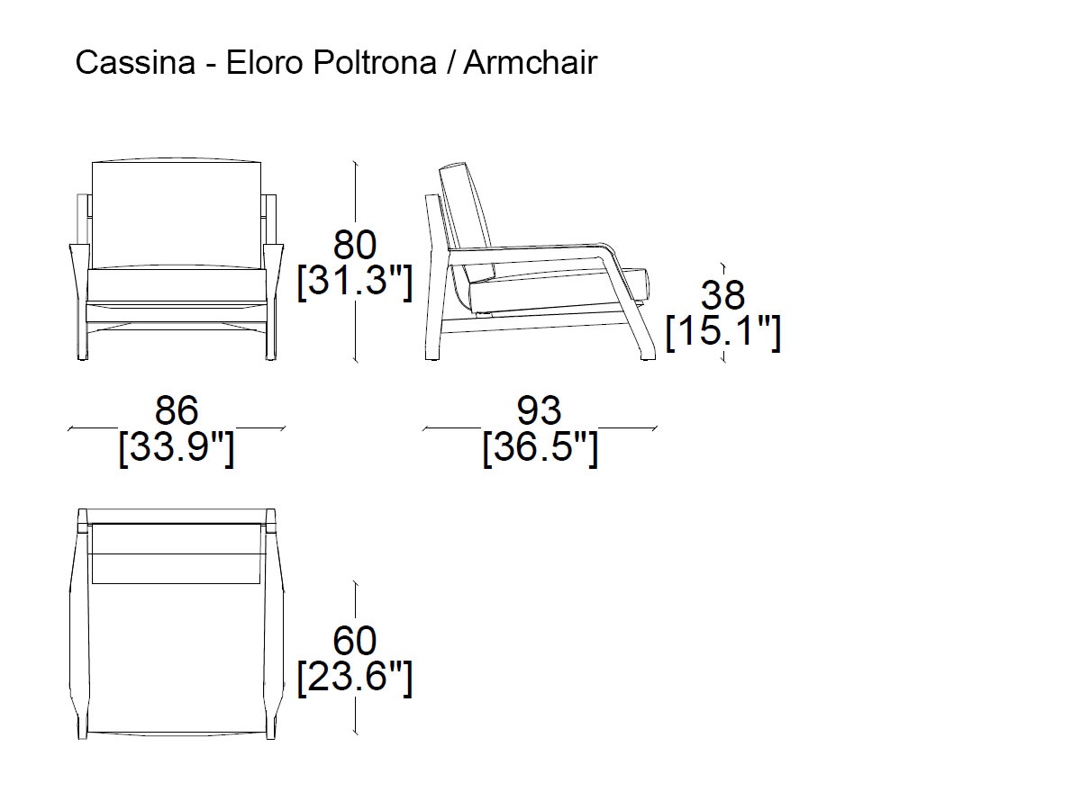Cassina Eloro Armchair Outdoor