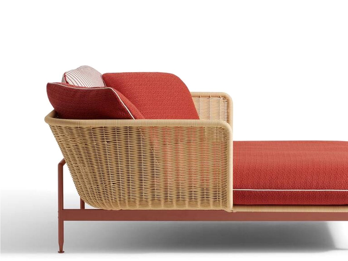Cassina Esosoft Outdoor Love Bed Terracotta Lido 13l701