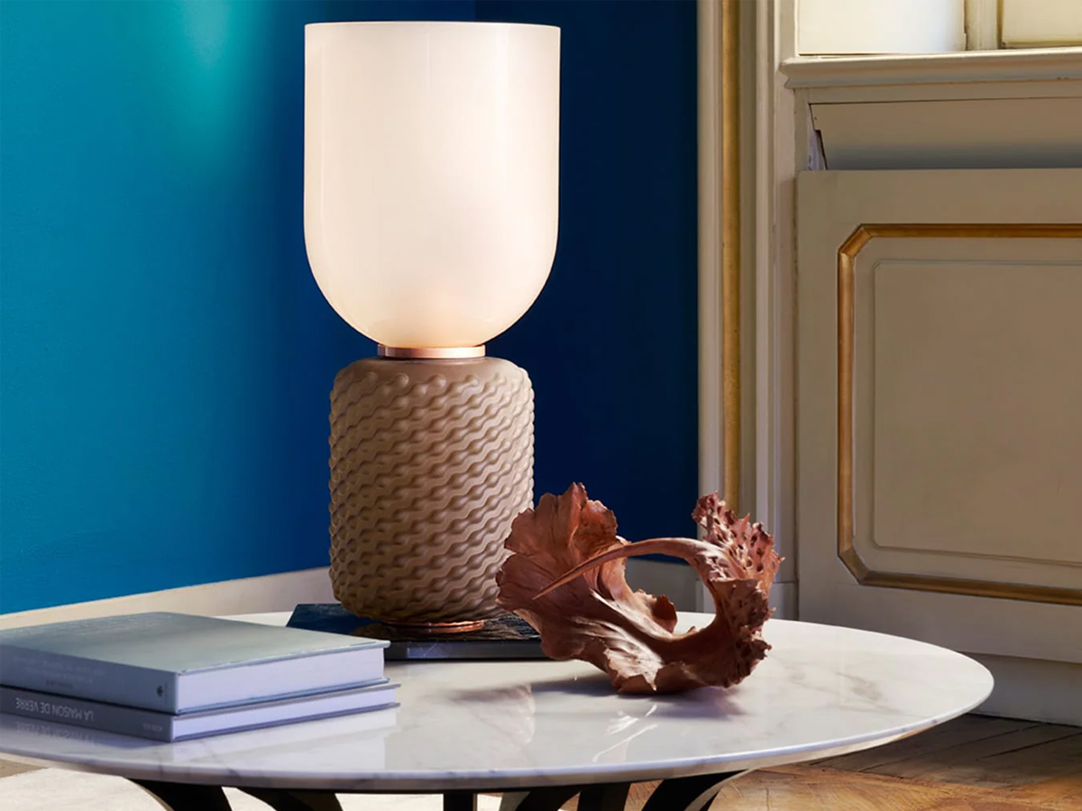 Cassina Ficupala Table Lamp Marquina Marblepink