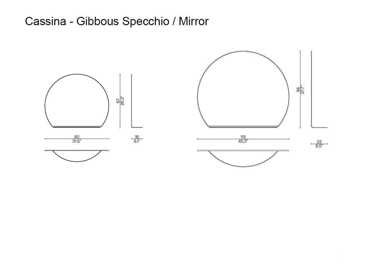 Cassina Gibbous Mirror