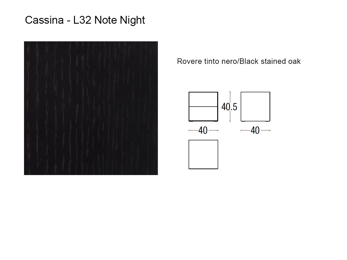 Cassina L32 Note Night Chest Of Drawers