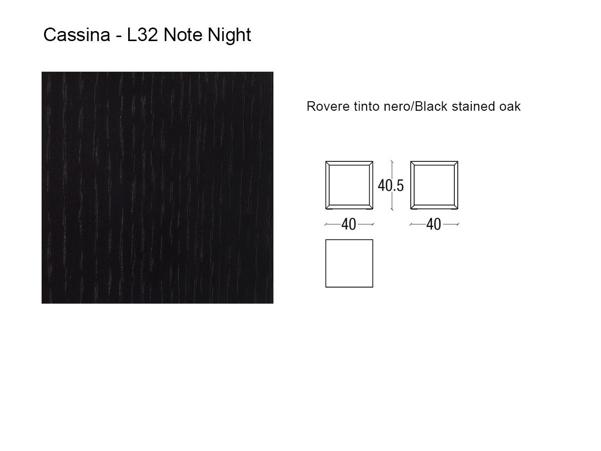 Cassina L32 Note Night Nighstand