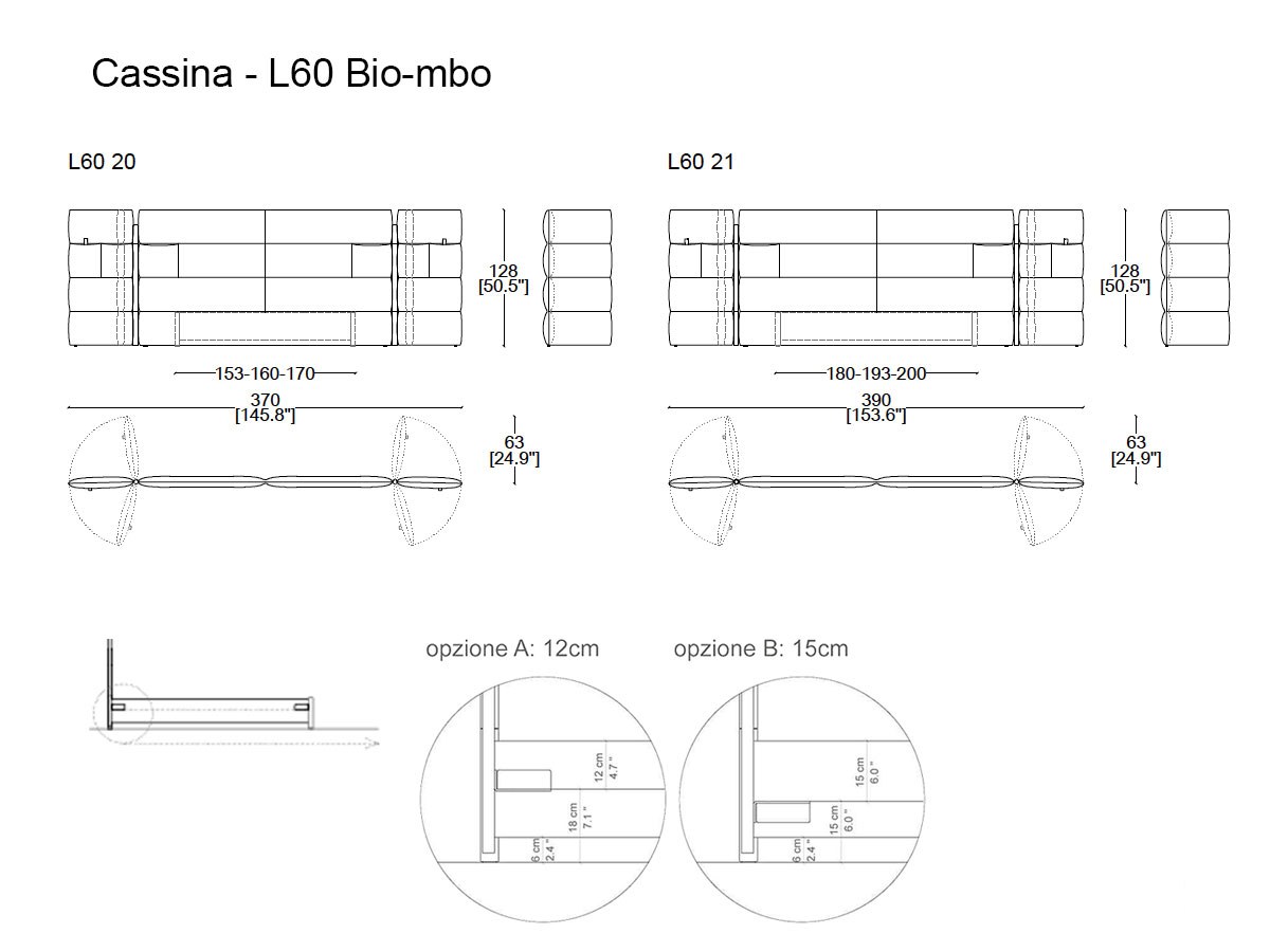 Cassina L60 Bio Mbo Bed