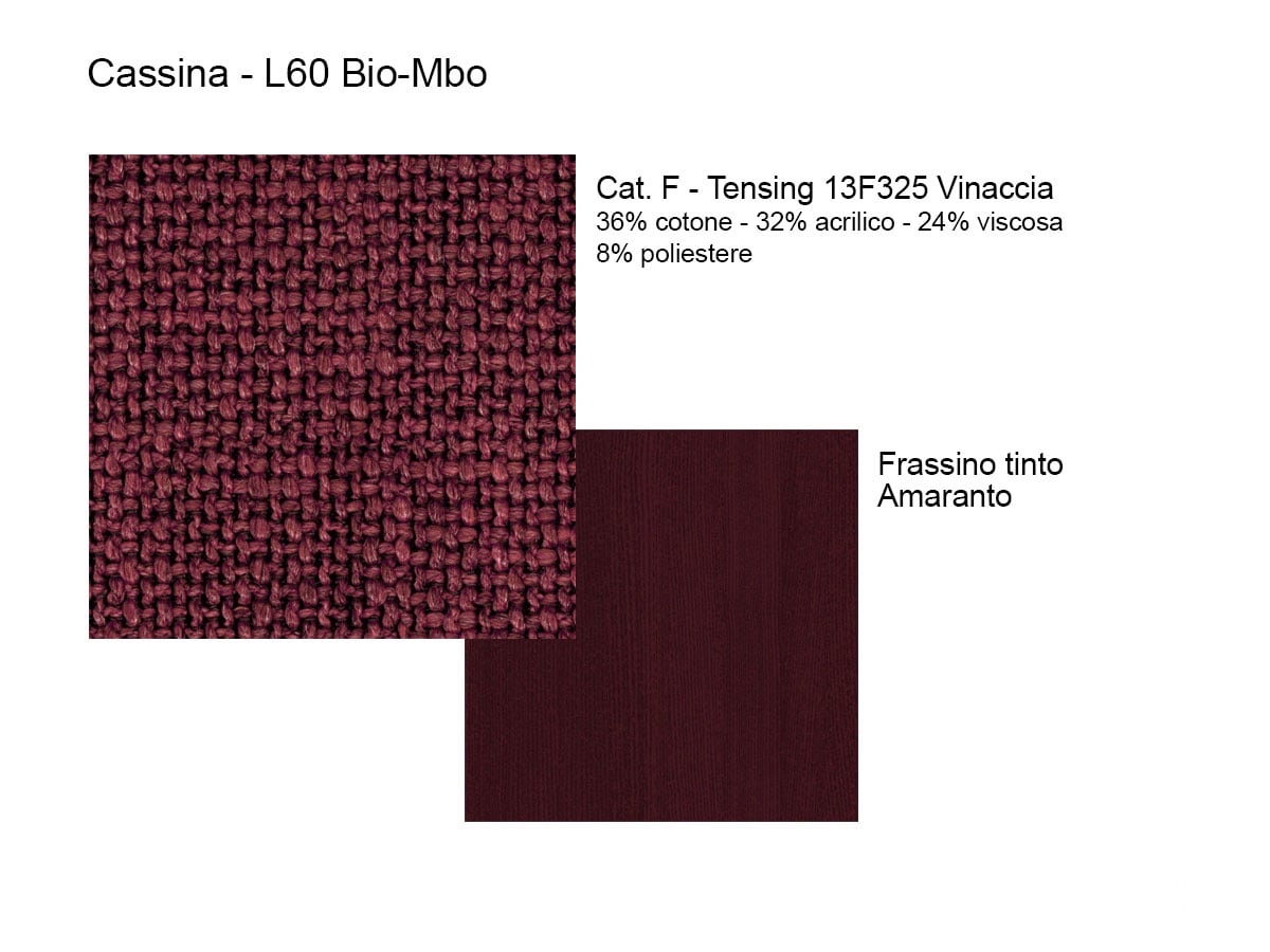 Cassina L60 Bio Mbo Bed Tensing 325 Vinaccia
