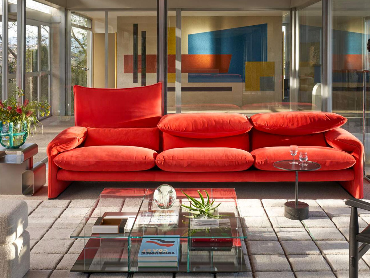 Cassina Maralunga 50 Maxi 3 Seater Sofa