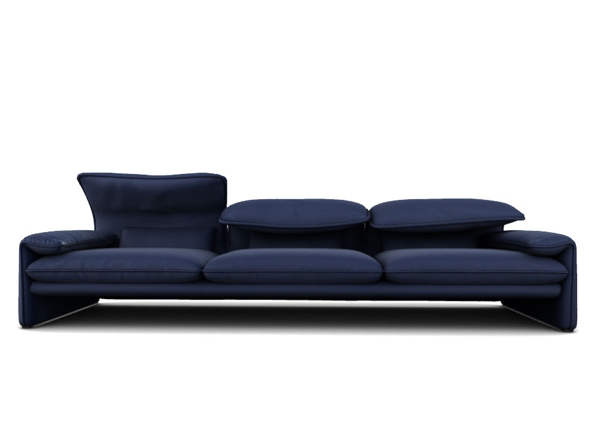 Cassina Maralunga Maxi 3 Seater Sofa Ortigia Prussia